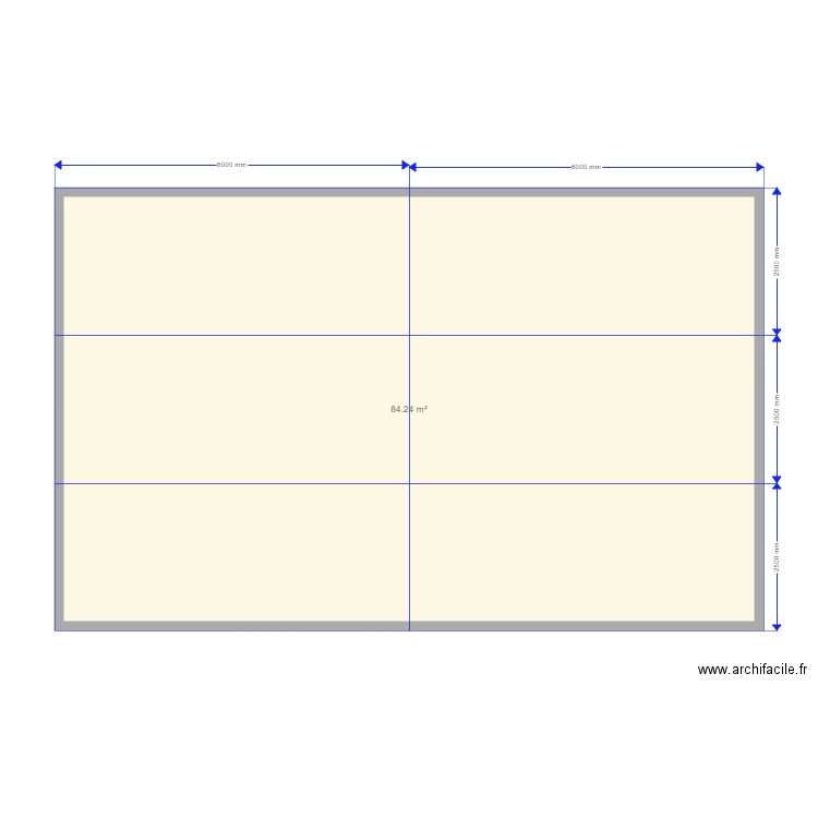 90 shablon. Plan de 0 pièce et 0 m2