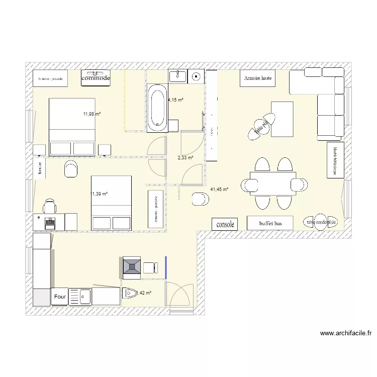 APPARTEMENT 11. Plan de 