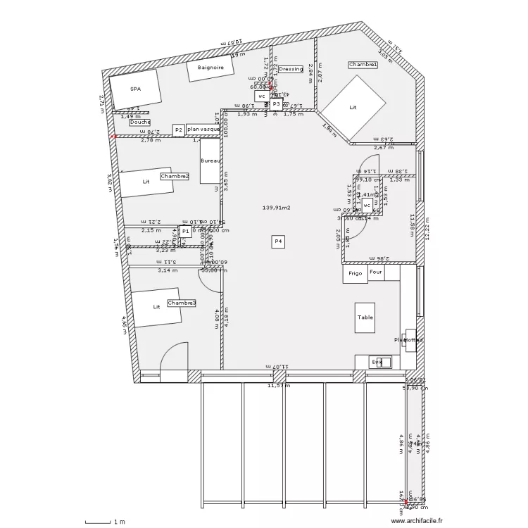loft. Plan de loft. Plan de