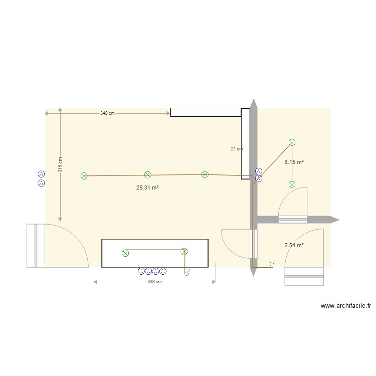 Atelier - cellier. Plan de 0 pièce et 0 m2