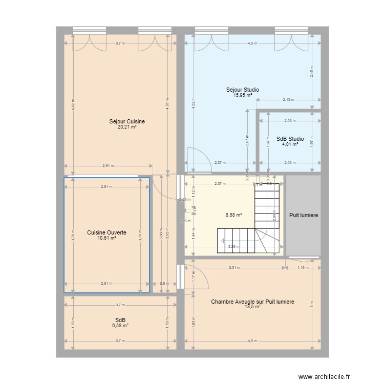 To Be SC 2 Perpi Mailly . Plan de 0 pièce et 0 m2