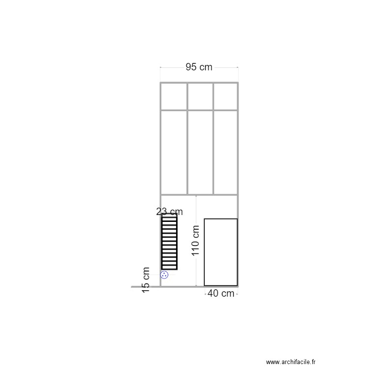 radiateur alexia. Plan de 7 pièces et 2 m2