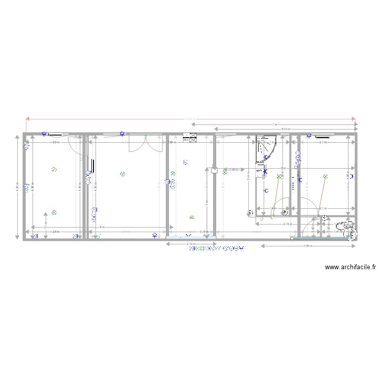 Cabanons Ilot 3 SANS MEUBLES. Plan de 0 pièce et 0 m2