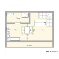 chalet 70m2 balcon terrasse