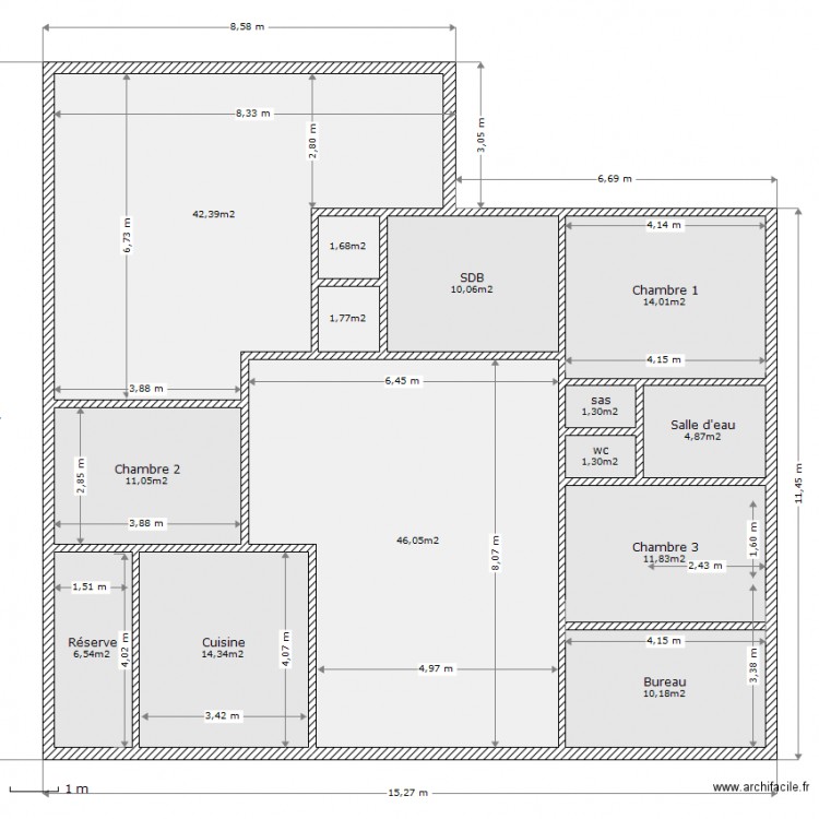 Maison. Plan de 0 pièce et 0 m2