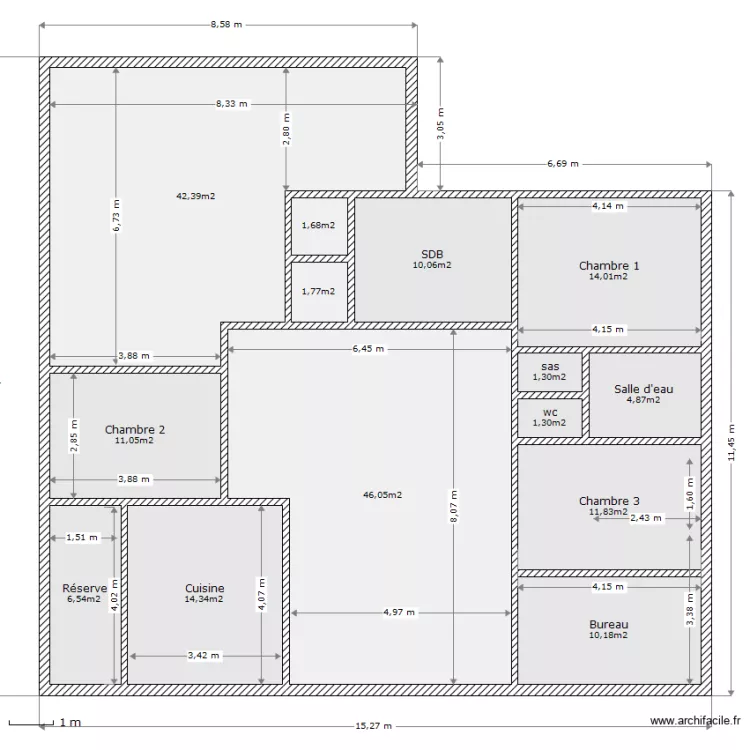 Maison. Plan de Maison. Plan de