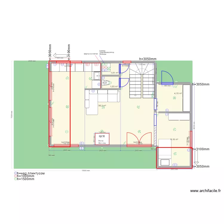 105 2 Матвейково 1111 эл. Plan de 