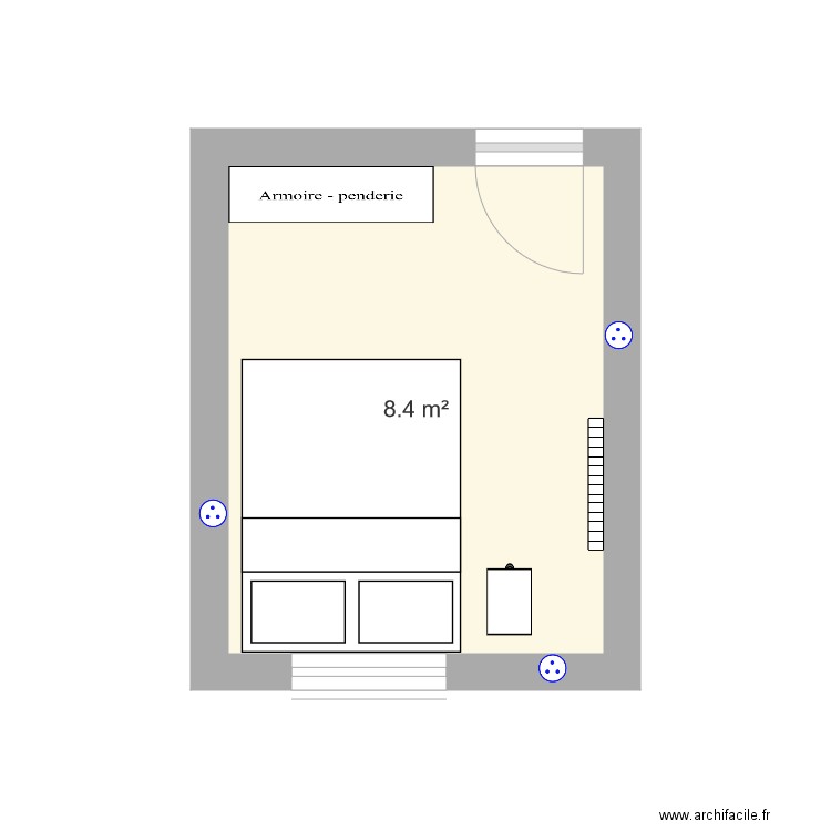 Chambre maintenant. Plan de 0 pièce et 0 m2