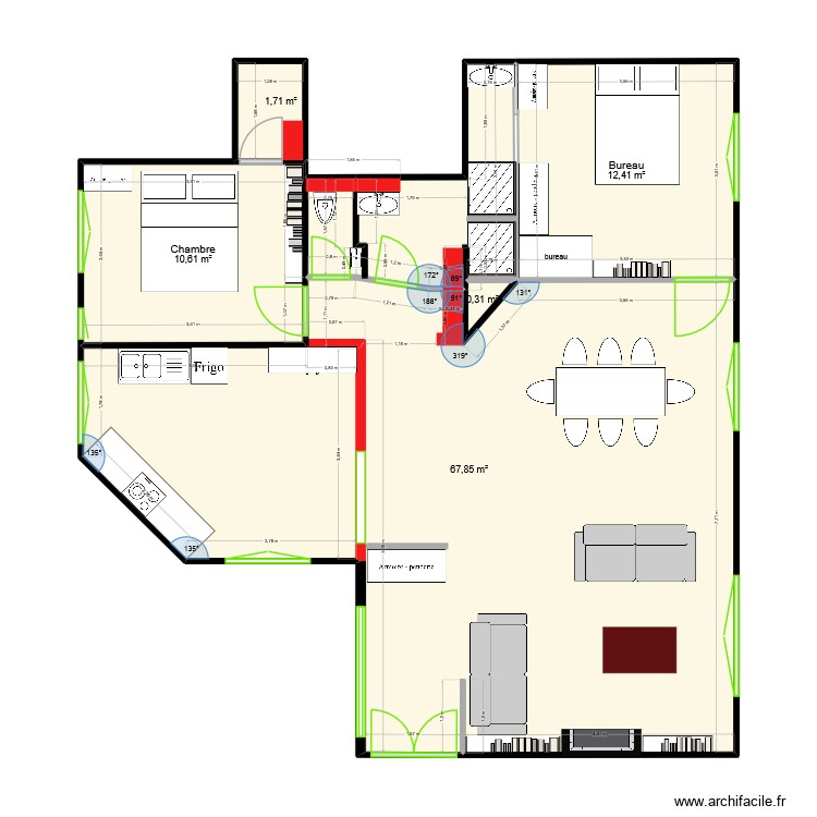 Plan Projet 1 Nath & Jac. Plan de 0 pièce et 0 m2