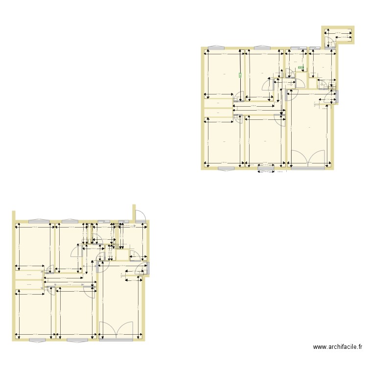 audrey. Plan de 28 pièces et 151 m2
