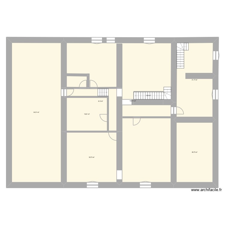 orain etage. Plan de 0 pièce et 0 m2