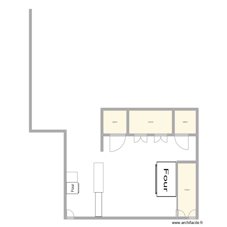 boulangerie. Plan de 0 pièce et 0 m2 boulangerie. Plan de 0 pièce et 0 m2