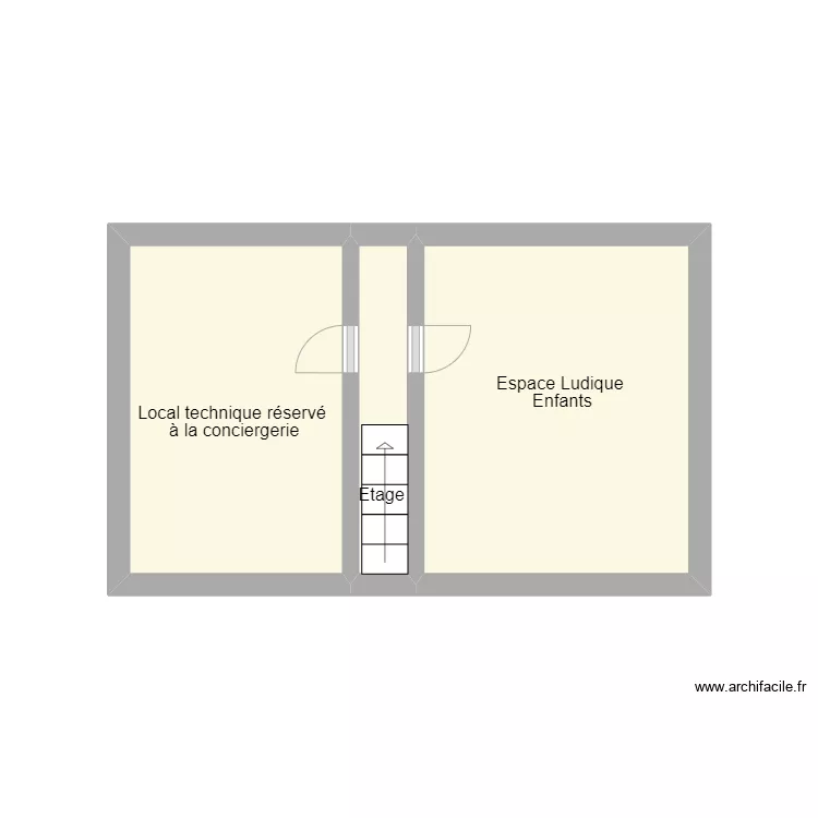 Etage TUGNY ET PONT. Plan de 