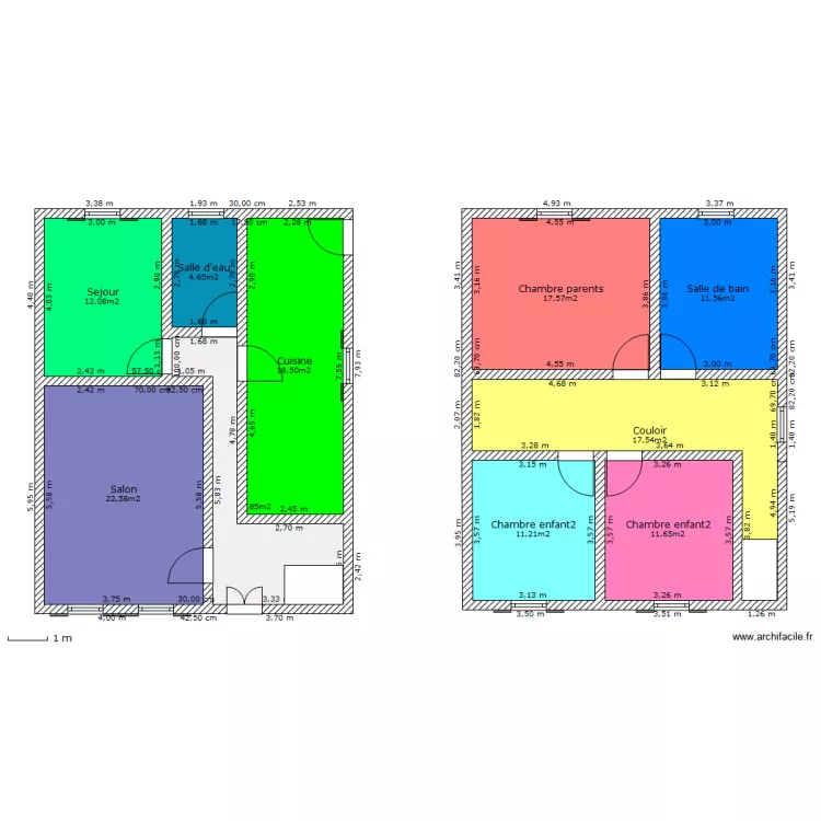 Maison Ahmed. Plan de 