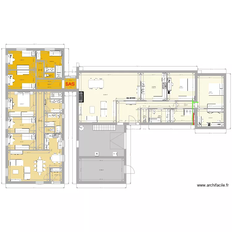 trois bis. Plan de trois bis. Plan de