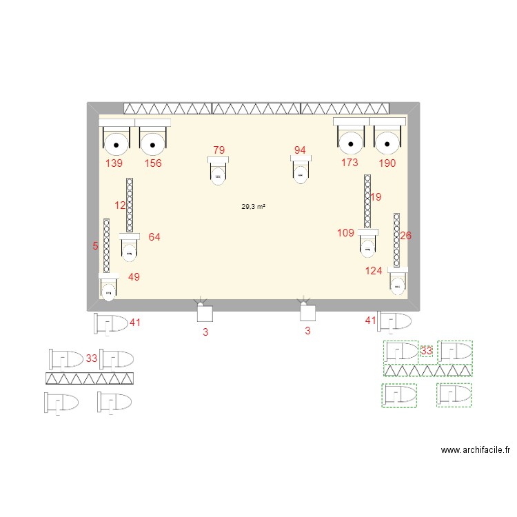 plan de scene fressure. Plan de 0 pièce et 0 m2