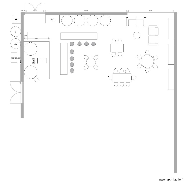 Brew pub côté brasserie. Plan de 0 pièce et 0 m2