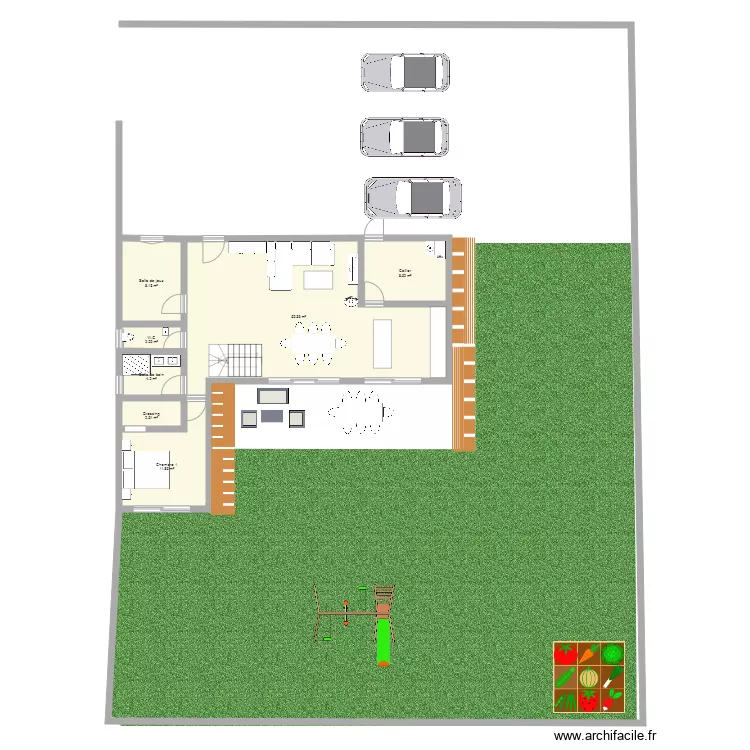 maison 2. Plan de 