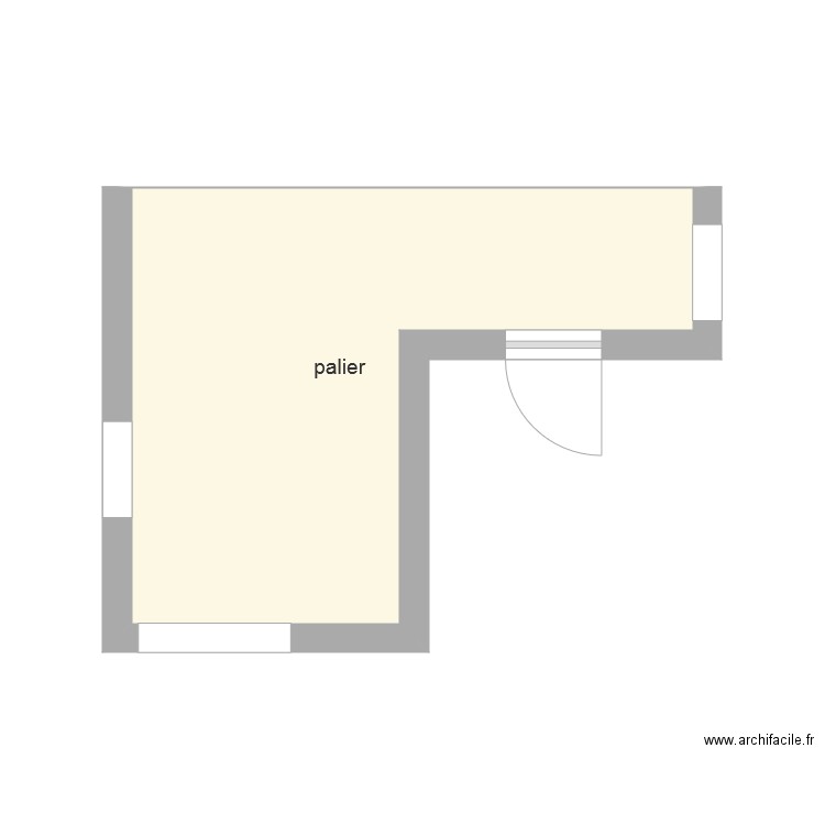 palier bis. Plan de 0 pièce et 0 m2