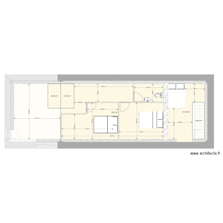 plan saint yvi avec etage. Plan de 0 pièce et 0 m2