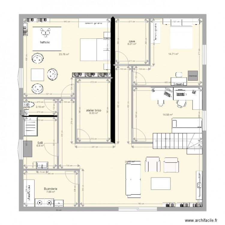 garage apres3. Plan de 0 pièce et 0 m2