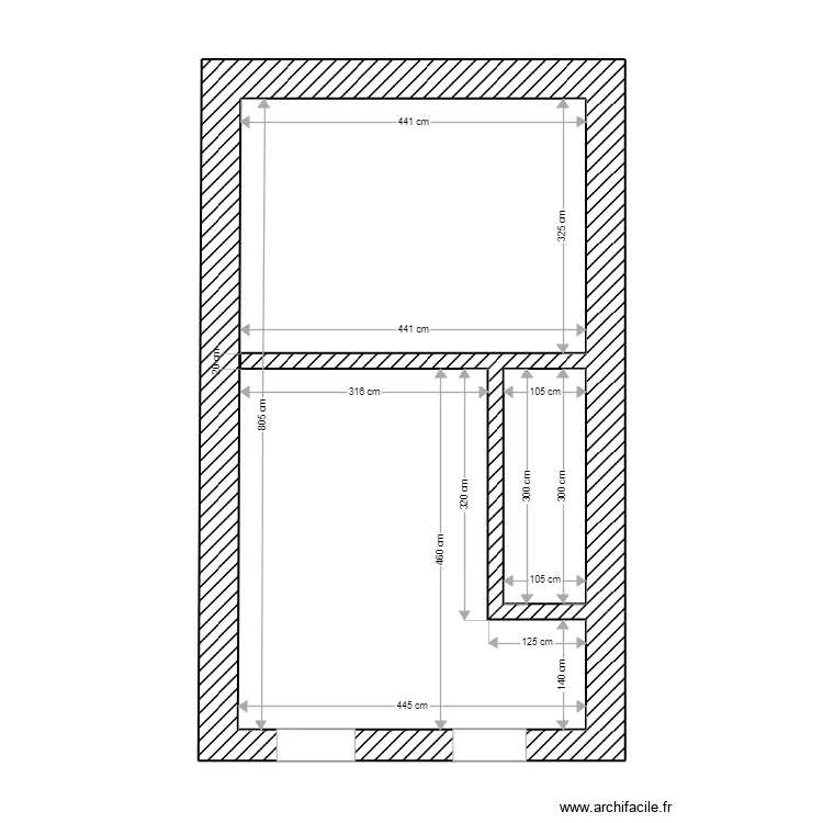 implantation mur rdc. Plan de implantation mur rdc. Plan de
