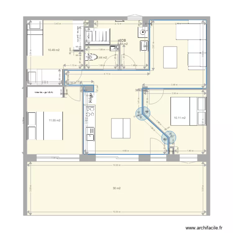 BIEDERMANN AVP 3,. Plan de 