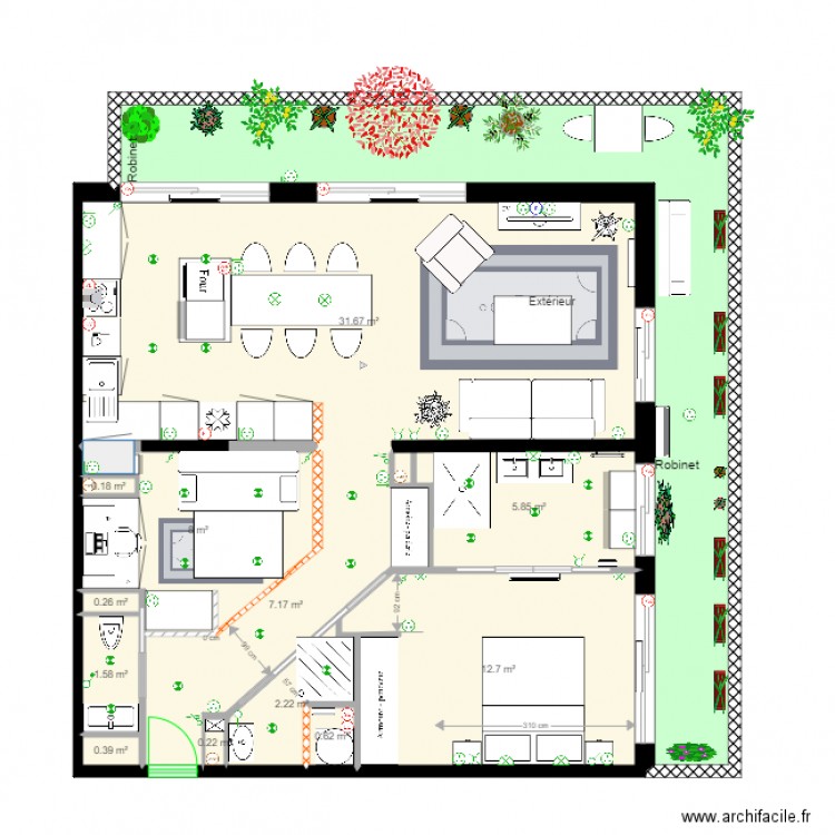 Projet 306 quater. Plan de 0 pièce et 0 m2