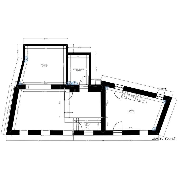 plan de dessus rez de chaussée. Plan de 0 pièce et 0 m2