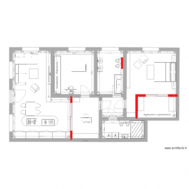 cecilia e andrea muebles ok. Plan de 0 pièce et 0 m2