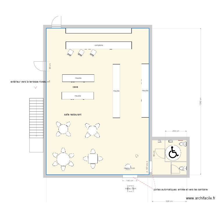 la cave . Plan de 0 pièce et 0 m2