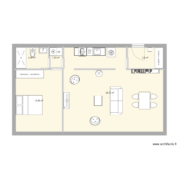 2929 6x105. Plan de 0 pièce et 0 m2