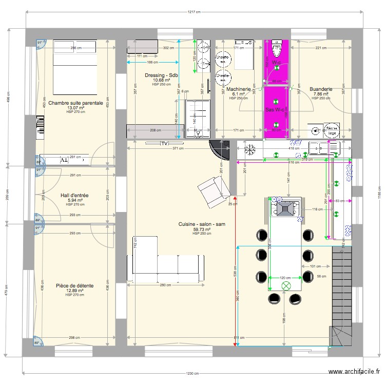 PROJET SCHEITREMBERGER. Plan de 0 pièce et 0 m2