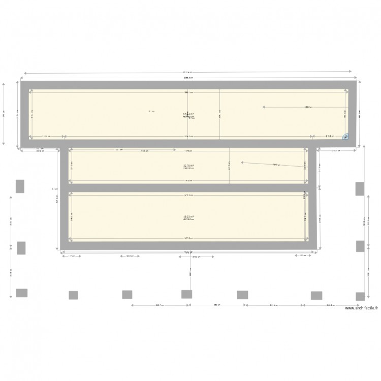 Fondations. Plan de 0 pièce et 0 m2