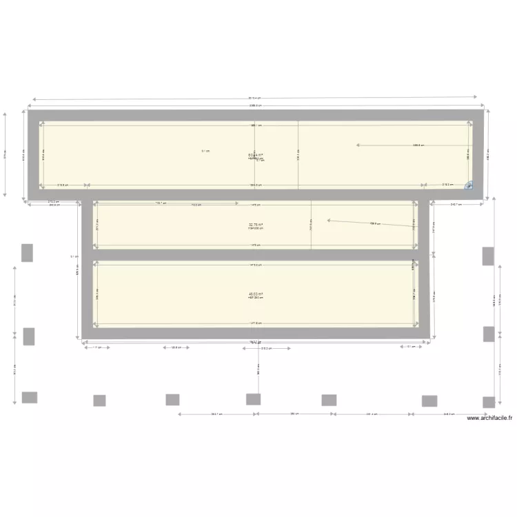 Fondations. Plan de Fondations. Plan de