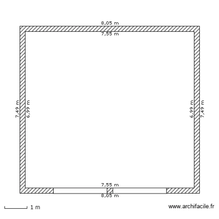 garage. Plan de garage. Plan de