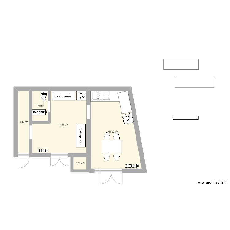 test2. Plan de 5 pièces et 30 m2