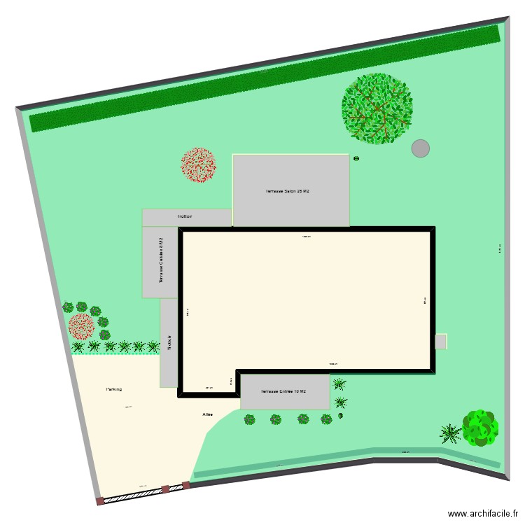 Cathalo jardin. Plan de 0 pièce et 0 m2