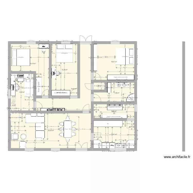 maison. Plan de maison. Plan de