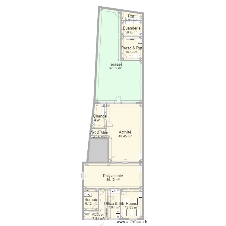 5 Leclerc La Ferte Alais PROJET V4. Plan de 0 pièce et 0 m2