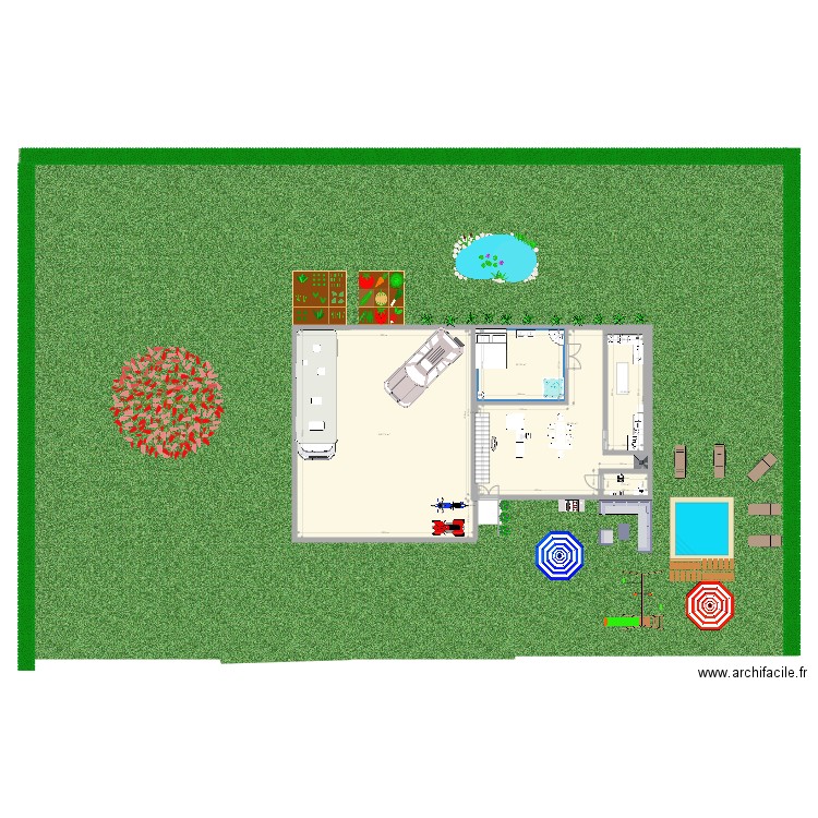Plan maison Antoine 2. Plan de 0 pièce et 0 m2