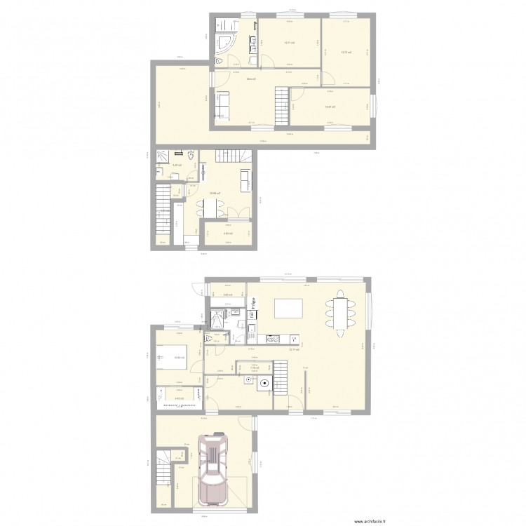 Maison St Baldoph V2. Plan de 0 pièce et 0 m2