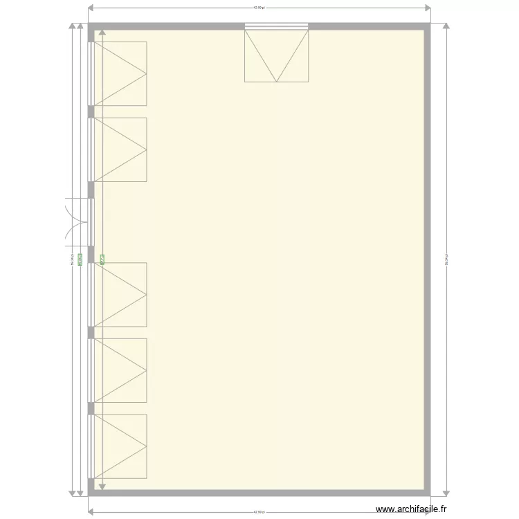 422 Victoria 1. Plan de 