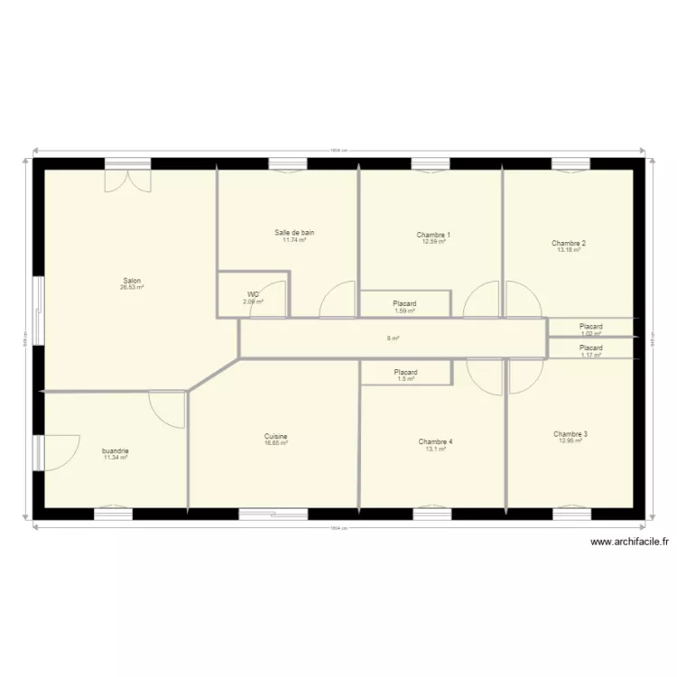maison. Plan de 