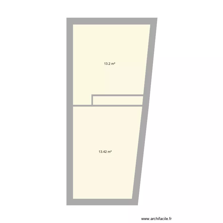 DRUMETTAZ Bat 1 RDC droite. Plan de 