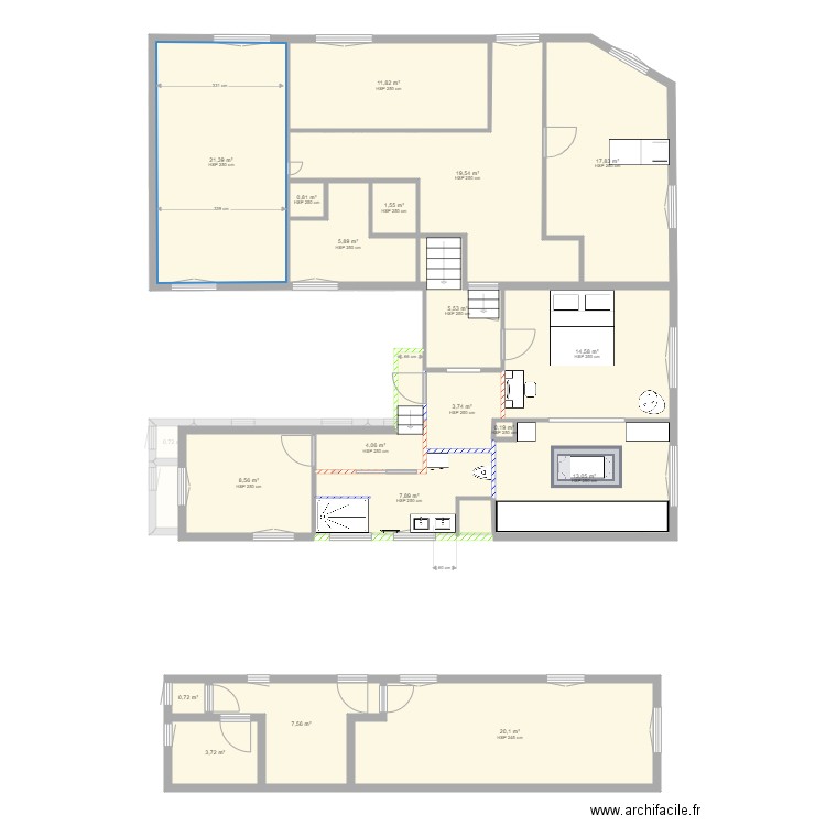 PLAN MAISON BALBRONN APRES 8. Plan de 0 pièce et 0 m2