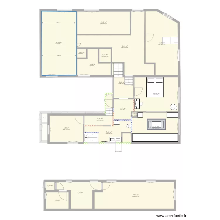 PLAN MAISON BALBRONN APRES 8. Plan de 