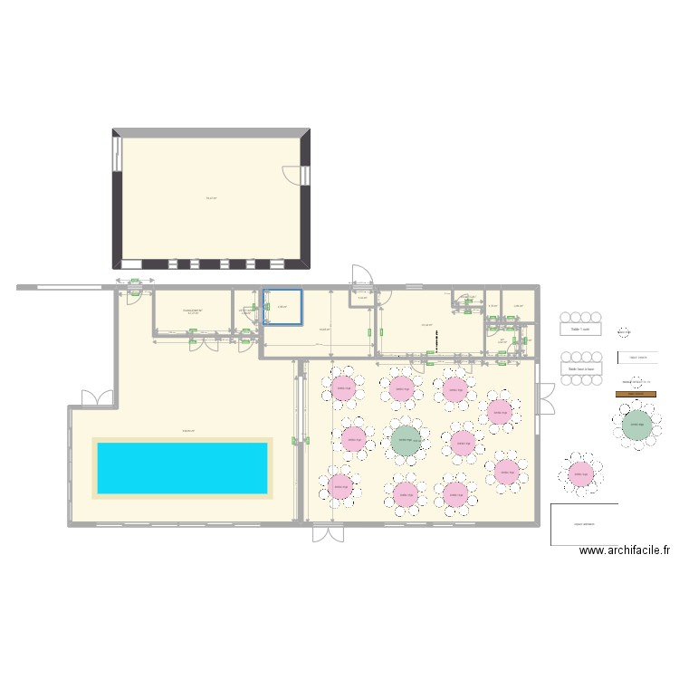 SALLE DOMAINE QUATRE PLUMES 1. Plan de 0 pièce et 0 m2