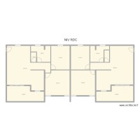 plan immeuble  / 4 lots  RDC