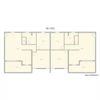 plan immeuble  / 4 lots  RDC